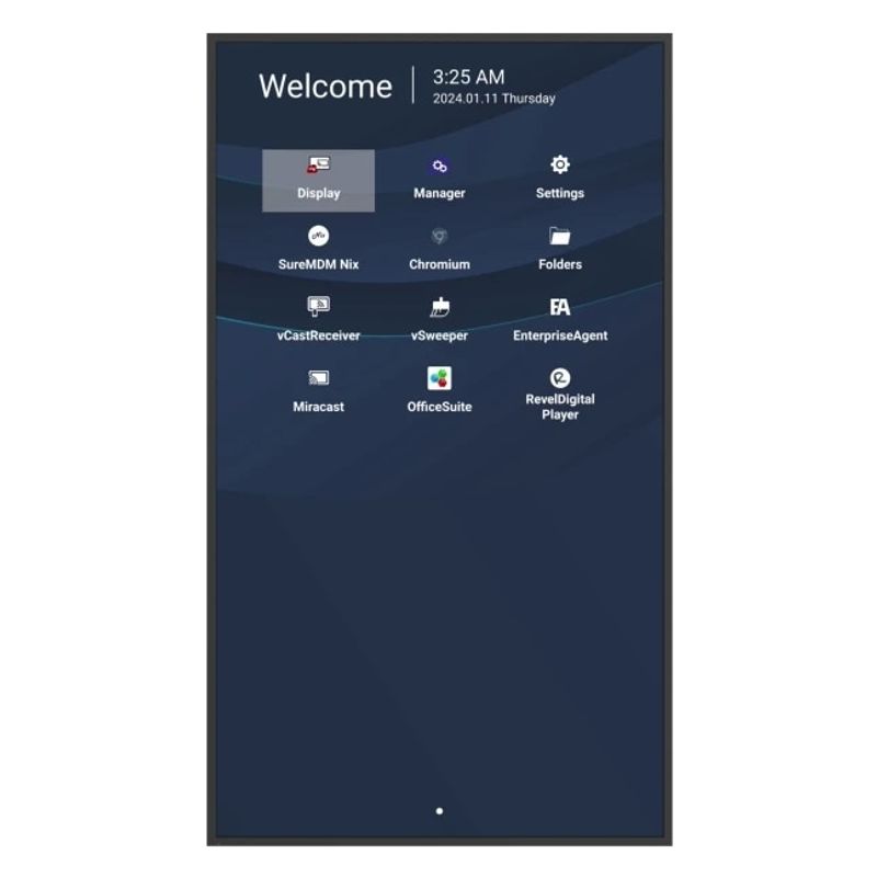 PC, gaming si accesorii - Desktop PC & monitoare - Monitoare - Ecran Profesional TFT LCD LED ViewSonic 65" CDE6530, UHD 3840 x 2160, HDMI, WiFi, Boxe Negru - Infinity.ro