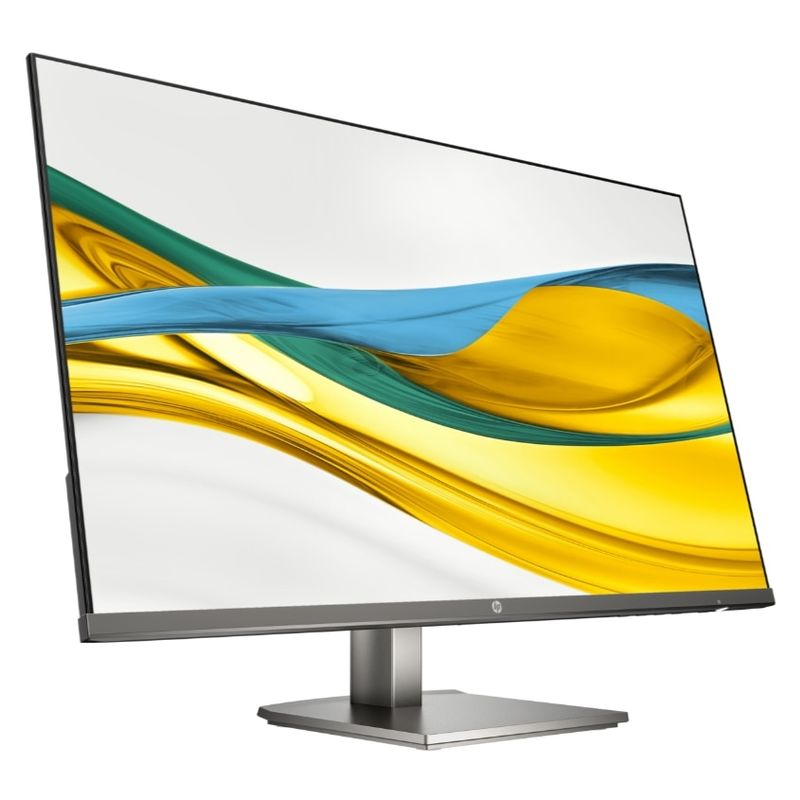 PC, gaming si accesorii - Desktop PC & monitoare - Monitoare - Monitor IPS LED HP 27" S5 527DA, Full HD 1920 x 1080, VGA, HDMI, Boxe, 100 Hz, 5 ms Negru - Infinity.ro