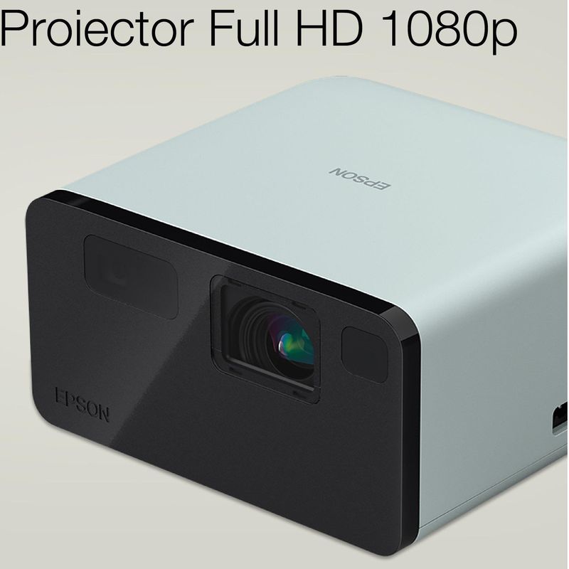 TV, Audio-Video si Foto - Videoproiectoare si accesorii - Videoproiectoare - Videoproiector EPSON EF-21G, Full HD 1080P, Laser, 1000 lumeni, 3LCD, DLP, Google TV, Bluetooth, difuzoare 2X5W, Gri - Infinity.ro