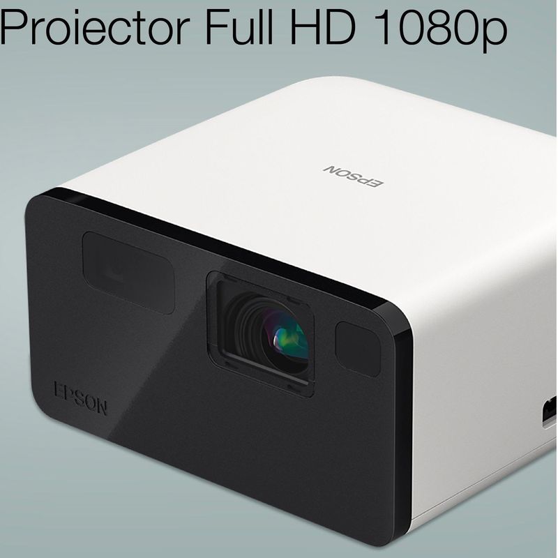 TV, Audio-Video si Foto - Videoproiectoare si accesorii - Videoproiectoare - Videoproiector EPSON EF-21W, Full HD 1080P, Laser, 1000 lumeni, 3LCD, DLP, Google TV, Bluetooth, difuzoare 2X5W, Alb - Infinity.ro