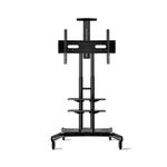 TV, Audio-Video si Foto - Accesorii TV si audio - Suporturi TV - Suport TV mobil, TS1881, 55 "-80", VESA 200x300-800x500 mm, Onkron, Negru - Infinity.ro