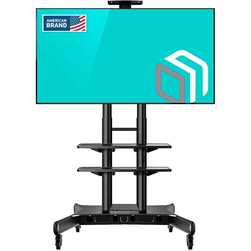 TV, Audio-Video si Foto - Accesorii TV si audio - Suporturi TV - Suport TV mobil, TS1881, 55 "-80", VESA 200x300-800x500 mm, Onkron, Negru - Infinity.ro