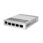 PC, gaming si accesorii - Retelistica - Switch-uri - Switch-uri cu management - Switch neadministrat MikroTik CRS305-1G-4S+IN, 4 sloturi SFP+, Gigabit Ethernet, carcasa metalica - Infinity.ro