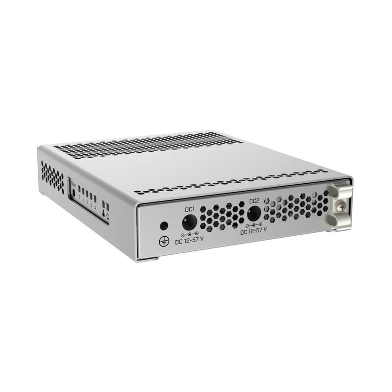 PC, gaming si accesorii - Retelistica - Switch-uri - Switch-uri cu management - Switch neadministrat MikroTik CRS305-1G-4S+IN, 4 sloturi SFP+, Gigabit Ethernet, carcasa metalica - Infinity.ro