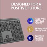 PC, gaming si accesorii - Periferice PC - Tastaturi - Tastatura wireless Logitech Signature Slim K950, 2.4GHz&Bluetooh, Negru - Infinity.ro
