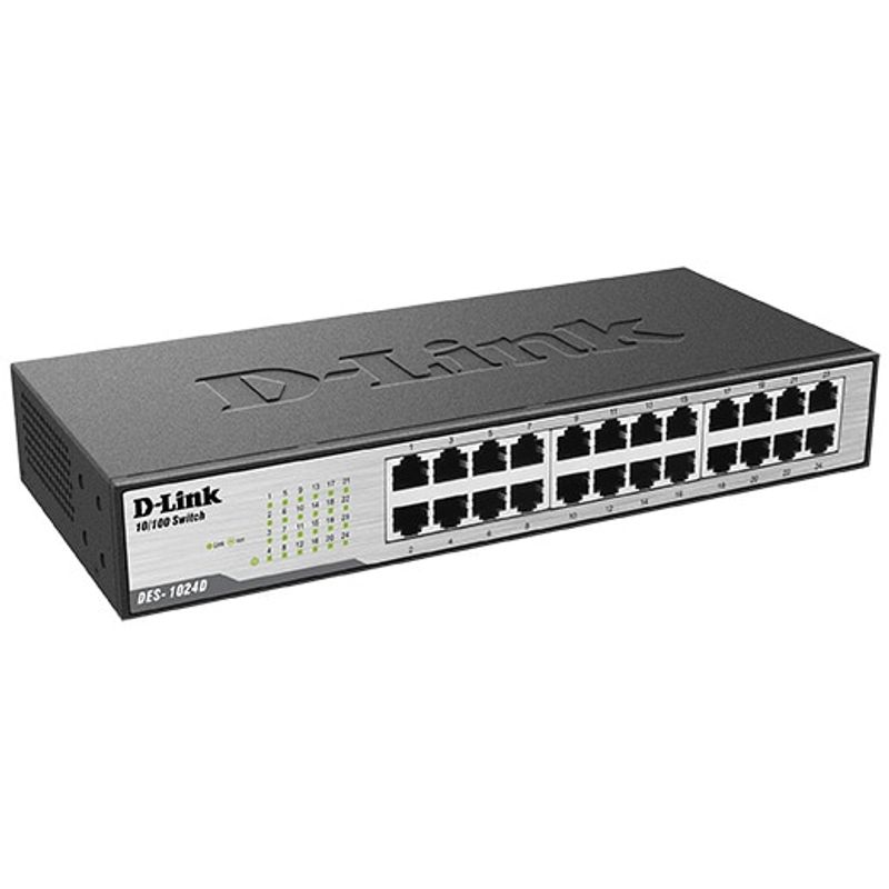PC, gaming si accesorii - Retelistica - Switch-uri - Switch-uri cu management - Switch D-Link 24-Port 10/100Mbps Switch, Auto-Uplink - Infinity.ro