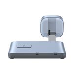Laptop, Telefoane si Tablete - Telefoane mobile si accesorii - Accesorii Telefoane - Incarcatoare telefoane - Incarcator wireless magnetic Ugreen 3-in-1 MagSafe Qi2 25W, Albastru - Infinity.ro