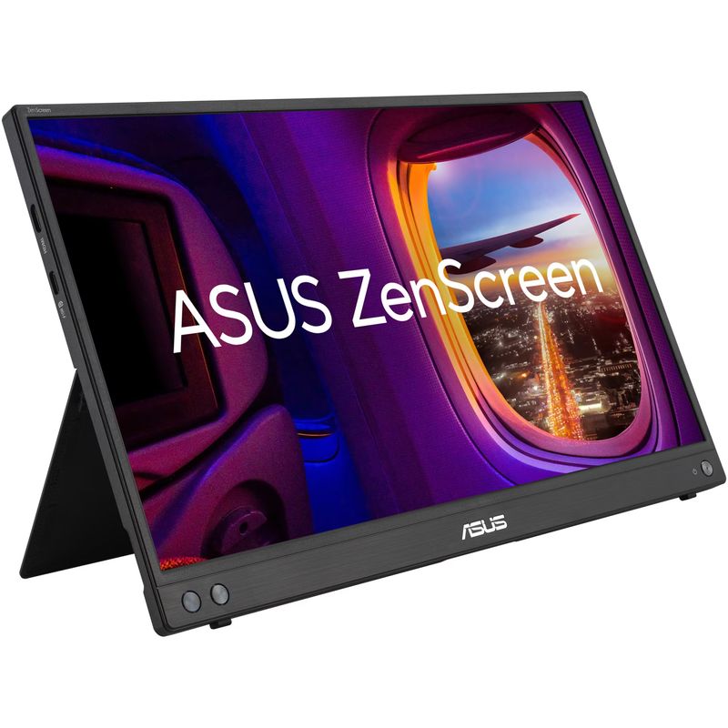 PC, gaming si accesorii - Desktop PC & monitoare - Monitoare - Monitor portabil ASUS ZenScreen MB16AHV, 15.6", Full HD, 60 Hz, IPS, Non-Glare - Infinity.ro