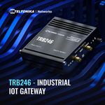 PC, gaming si accesorii - Retelistica - Wireless - Routere Wireless - Router industrial Teltonika TRB246, 4G LTE, 1x RJ45 100Mb/s, negru, 25x83x74,2mm - Infinity.ro