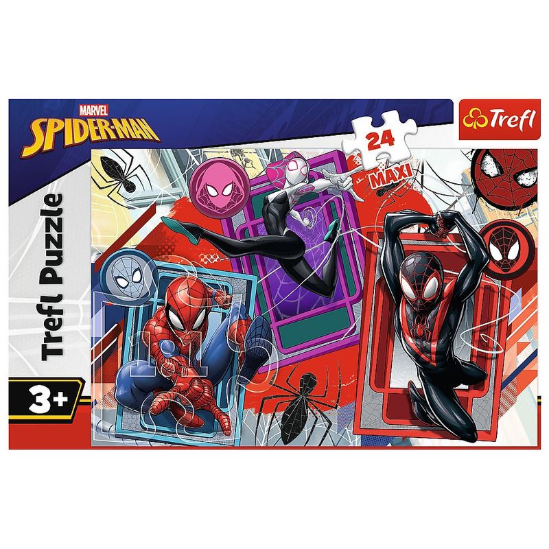 Jucarii, Copii si Bebe - Jucarii si jocuri - Jocuri si puzzle - Puzzle - PUZZLE TREFL 24 MAXI MARVEL SPIDERMAN SIMTURI DE PAIANJEN - Infinity.ro