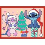 Jucarii, Copii si Bebe - Jucarii si jocuri - Jocuri si puzzle - Puzzle - PUZZLE TREFL 4IN1 DISNEY LILO SI STITCH DE CRACIUN - Infinity.ro