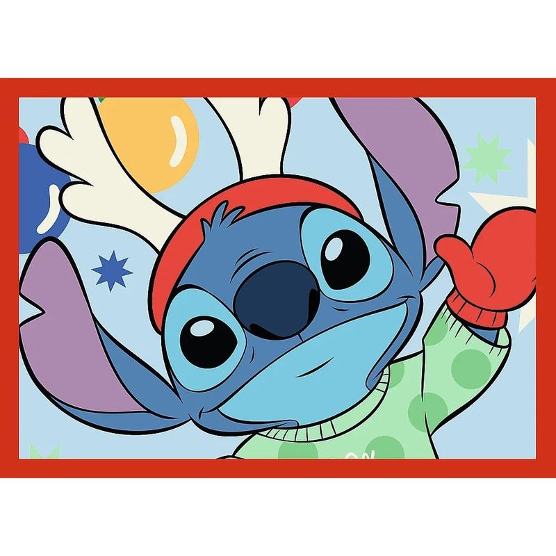 Jucarii, Copii si Bebe - Jucarii si jocuri - Jocuri si puzzle - Puzzle - PUZZLE TREFL 4IN1 DISNEY LILO SI STITCH DE CRACIUN - Infinity.ro