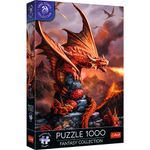 Jucarii, Copii si Bebe - Jucarii si jocuri - Jocuri si puzzle - Puzzle - PUZZLE TREFL 1000 PREMIUM PLUS COLECTIA FANTASY DRAGON DE FOC - Infinity.ro