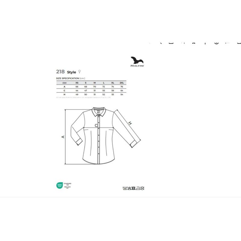 Fashion, accesorii si bijuterii - Femei - Imbracaminte femei - Camasi si bluze femei - Camasa pentru dama, Style 218, Malfini S Alb - Infinity.ro