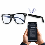 Laptop, Telefoane si Tablete - Wearables si gadgeturi - Gadgeturi - Accesorii SMART - Ochelari Inteligenti MBSTAR Bluetooth, Apeluri si Muzica, Control Tactil si Vocal, IPX6, Incarcare Wireless, Negri - Infinity.ro