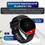 Laptop, Telefoane si Tablete - Wearables si gadgeturi - Wearables - Smartwatch-uri - Smartwatch MAX11 AMOLED,MBSTAR, Apeluri Bluetooth, Puls SpO2, 100+ Sporturi, IP68, Autonomie 7 Zile, Negru - Infinity.ro