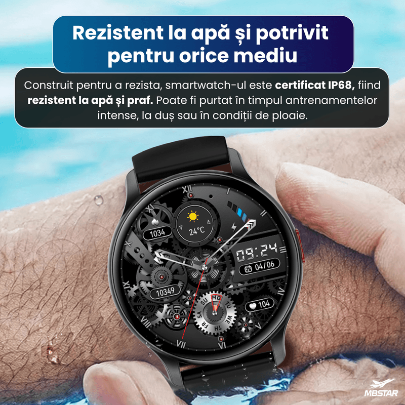 Laptop, Telefoane si Tablete - Wearables si gadgeturi - Wearables - Smartwatch-uri - Smartwatch MAX11 AMOLED,MBSTAR, Apeluri Bluetooth, Puls SpO2, 100+ Sporturi, IP68, Autonomie 7 Zile, Negru - Infinity.ro