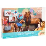 Jucarii, Copii si Bebe - Jucarii si jocuri - Jucarii & jocuri educative - Jucarii interactive - Spirit - Set de joaca cu Cal si manz - Infinity.ro