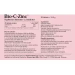 Ingrijire personala si Cosmetice - Sanatate si wellness - Suplimente alimentare - Vitamine si minerale - Bio-C-Zinc 30 tb - Infinity.ro