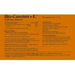 Ingrijire personala si Cosmetice - Sanatate si wellness - Suplimente alimentare - Vitamine si minerale - Bio-Caroten+E 60 cps - Infinity.ro