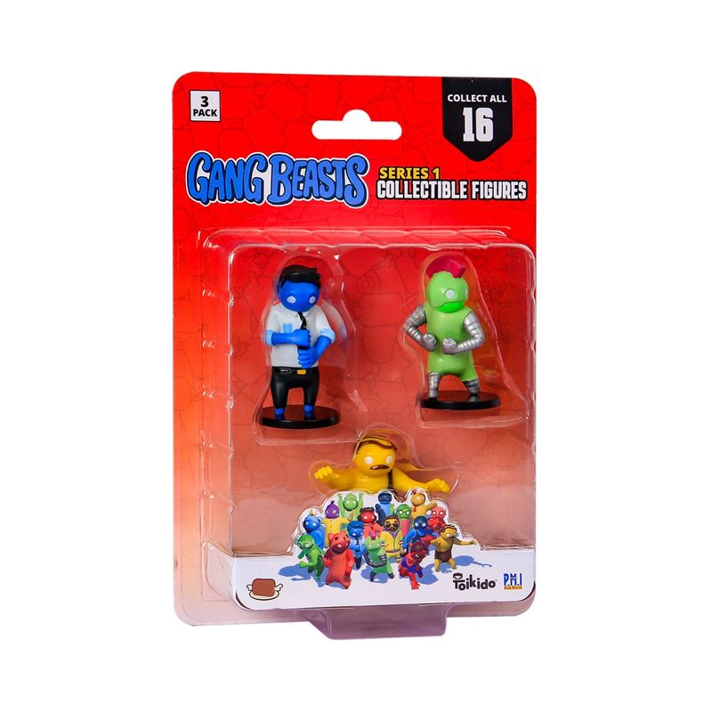 Jucarii, Copii si Bebe - Jucarii si jocuri - Figurine - Gang Beasts - Set 3 figurine blister - Infinity.ro