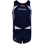 Fashion, accesorii si bijuterii - Barbati - Imbracaminte - Treninguri barbati - Compleu alergare barbati Givova Kit Sparta, blu-white L - Infinity.ro