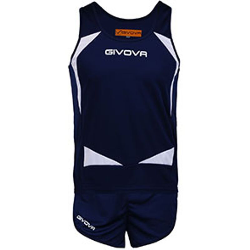 Fashion, accesorii si bijuterii - Barbati - Imbracaminte - Treninguri barbati - Compleu alergare barbati Givova Kit Sparta, blu-white L - Infinity.ro