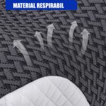 Casa si Gradina - Textile si covoare - Perne si pilote - Perne - Perna Ortopedica Cervicala  Linomag®, Spuma cu Memorie, Husa lavabila, Suport pentru gat, umeri si brate, Alb/Negru - Infinity.ro