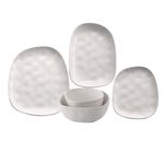 Casa si Gradina - Bucatarie si vesela - Vesela si tacamuri - Servicii de masa - Set vesela portelan 20 piese ZASS ZG-DS 06 Alb - Infinity.ro