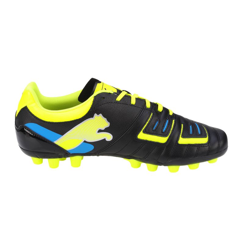Sport si Outdoor - Echipament Sportiv - Incaltaminte sport - Ghete si bocanci - Ghete fotbal Puma PowerCat 3 r MG, black-yellow-white-blue, 44 - Infinity.ro