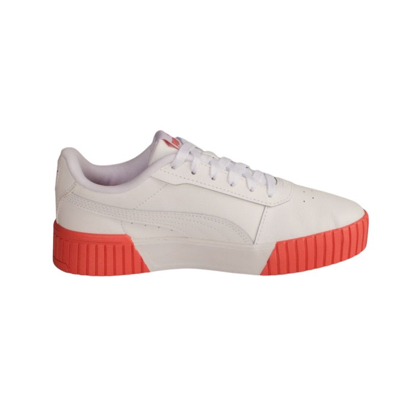 Fashion, accesorii si bijuterii - Femei - Incaltaminte femei - Sneakers si tenisi femei - Pantofi sport  Puma Carina 2.0, alb-floare-hibiscus-golf 40 - Infinity.ro