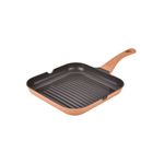 Casa si Gradina - Bucatarie si vesela - Vase pentru gatit - Tigai si seturi - Tigaie tip grill din aluminiu turnat sub presiune si acoperire ceramica - 28 cm - ZG-ACS 11 TERRACOTTA - Infinity.ro