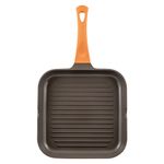Casa si Gradina - Bucatarie si vesela - Vase pentru gatit - Tigai si seturi - Tigaie tip grill din aluminiu turnat sub presiune si acoperire ceramica - 28 cm - ZG-ACS 11 TERRACOTTA - Infinity.ro