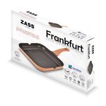 Casa si Gradina - Bucatarie si vesela - Vase pentru gatit - Tigai si seturi - Tigaie tip grill din aluminiu turnat sub presiune si acoperire ceramica - 28 cm - ZG-ACS 11 TERRACOTTA - Infinity.ro