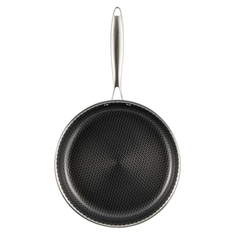 Casa si Gradina - Bucatarie si vesela - Vase pentru gatit - Tigai si seturi - Tigaie profesionala din inox cu acoperire ceramica tip fagure - 28 cm ZASS ZG-SSFP 01-28 - Infinity.ro