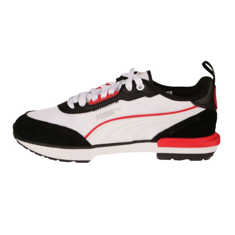 Fashion, accesorii si bijuterii - Barbati - Incaltaminte barbati - Sneakers si tenisi barbati - Pantofi sport Puma R22, alb-negru-rosu 42 - Infinity.ro