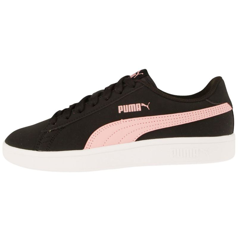 Fashion, accesorii si bijuterii - Femei - Incaltaminte femei - Sneakers si tenisi femei - Pantofi sport Puma Smash V2 Buck, negru-roz-alb 36 - Infinity.ro