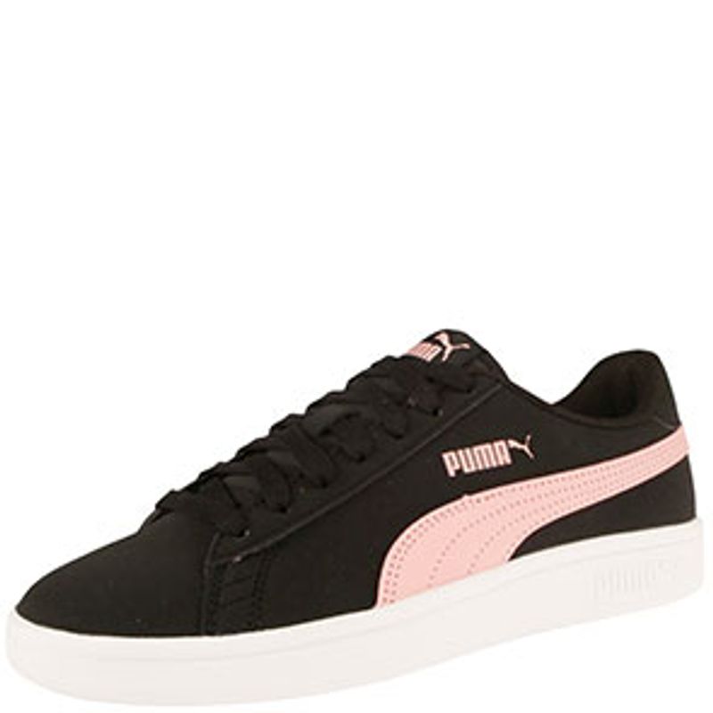 Fashion, accesorii si bijuterii - Femei - Incaltaminte femei - Sneakers si tenisi femei - Pantofi sport Puma Smash V2 Buck, negru-roz-alb 38 - Infinity.ro