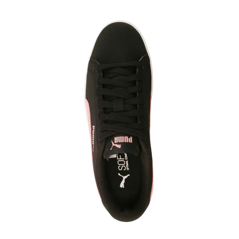 Fashion, accesorii si bijuterii - Femei - Incaltaminte femei - Sneakers si tenisi femei - Pantofi sport Puma Smash V2 Buck, negru-roz-alb 38 - Infinity.ro