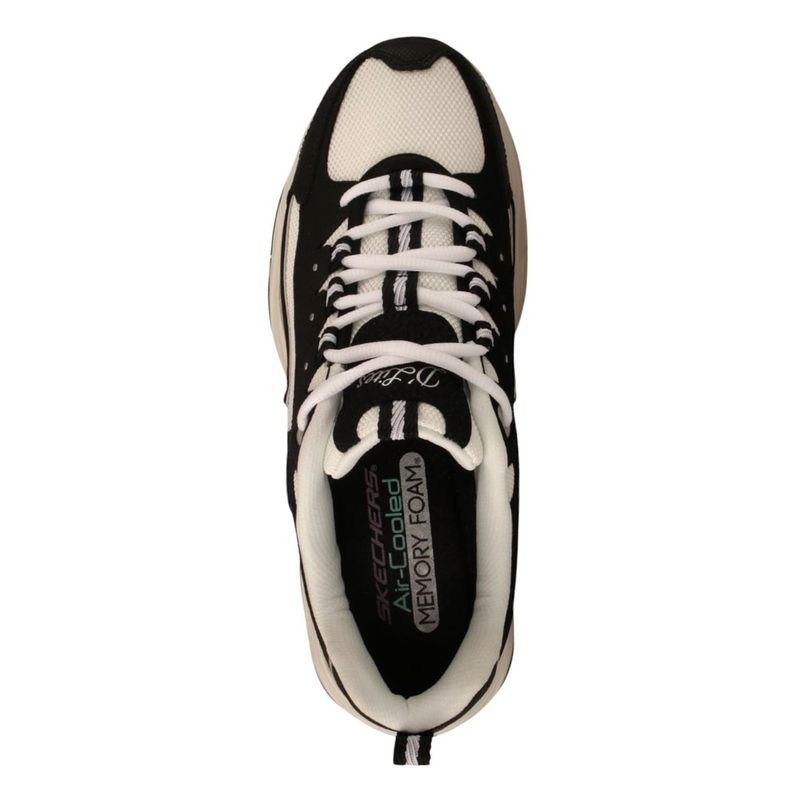 Fashion, accesorii si bijuterii - Femei - Incaltaminte femei - Sneakers si tenisi femei - Pantofi sport Skechers D'Lites 4.0, negru-alb 39.5 - Infinity.ro