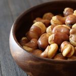 Casa si Gradina - Bucatarie si vesela - Vesela si tacamuri - Platouri de bucatarie - Platou Lemn, Ovale, 3 Boluri, Culoare Maro, Set 4 Bucati, capacitate 0,125l - Infinity.ro