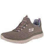 Fashion, accesorii si bijuterii - Femei - Incaltaminte femei - Sneakers si tenisi femei - Pantofi sport Skechers Summits-Abstract Vision, gri-mt 37 - Infinity.ro