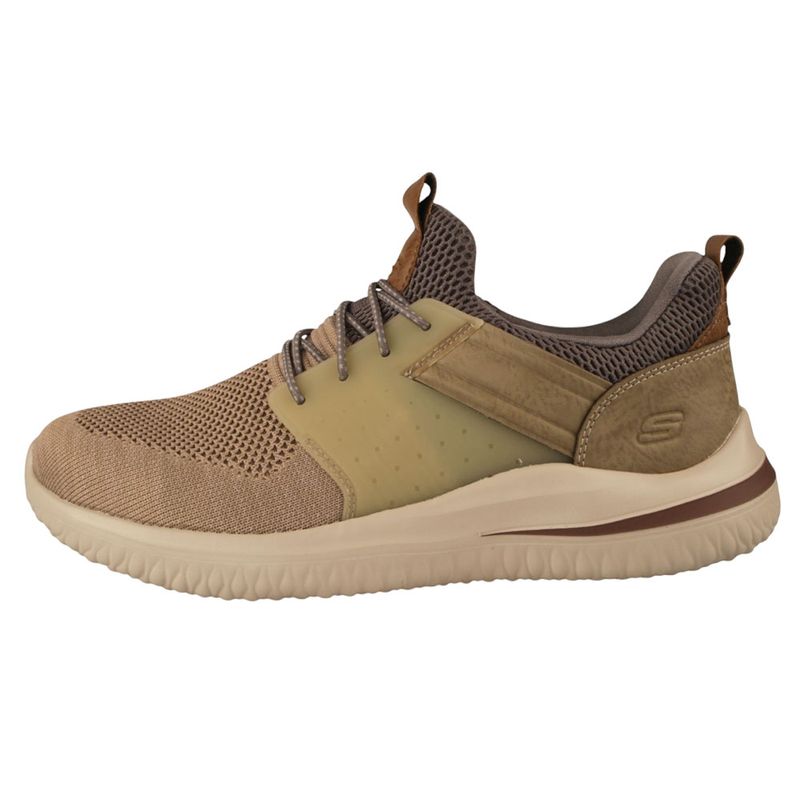 Fashion, accesorii si bijuterii - Barbati - Incaltaminte barbati - Sneakers si tenisi barbati - Pantofi sport Skechers Delson 3.0-Cicada, taupe 41 - Infinity.ro