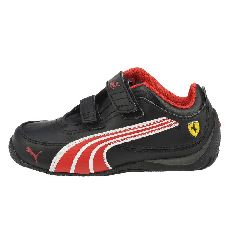 Fashion, accesorii si bijuterii - Copii - Incaltaminte copii - Sneakers si tenisi copii - Pantofi sport copii Puma Ferrari Drift Cat 4 L SF NM V, black-rosso corsa-white 20 - Infinity.ro