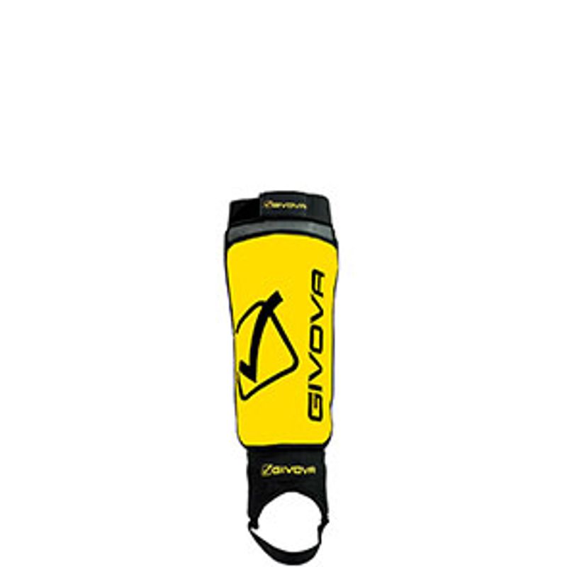 Sport si Outdoor - Echipament Sportiv - Accesorii echipament sportiv - Protectii sport - Protectii tibie Givova Difesa, yellow-black Senior - Infinity.ro