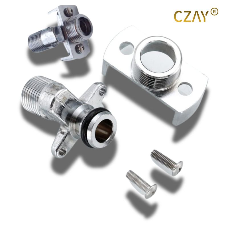 Casa si Gradina - Sanitare - Lavoar baie si accesorii - Accesorii baterii sanitare - Excentric Reglabil Baterie Dus CZAY®, Racord Unghi Ajustare 0-40º, Accesoriu Instalare Robinet, Lungime Filet 25mm Cupru - Infinity.ro