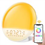 Casa si Gradina - Corpuri si surse de iluminat - Veioze si lampi - Lampi de veghe copii - Dispozitiv Sunete Albe Bebelusi CZAY®, Ceas Desteptator WIFI, SmartApp, Control Voce, Lampa Veghe, Radio, Simulare Apus - Infinity.ro