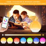 Casa si Gradina - Corpuri si surse de iluminat - Veioze si lampi - Lampi de veghe copii - Dispozitiv Sunete Albe Bebelusi CZAY®, Ceas Desteptator WIFI, SmartApp, Control Voce, Lampa Veghe, Radio, Simulare Apus - Infinity.ro