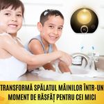 Casa si Gradina - Sanitare - Suporturi si accesorii baie - Dispensere - Dispenser Sapun Lichid Spuma CZAY®, Dozator cu Senzor, Baie, Lumina Ambientala, Fara Atingere, Prindere Perete, Fara fir - Infinity.ro