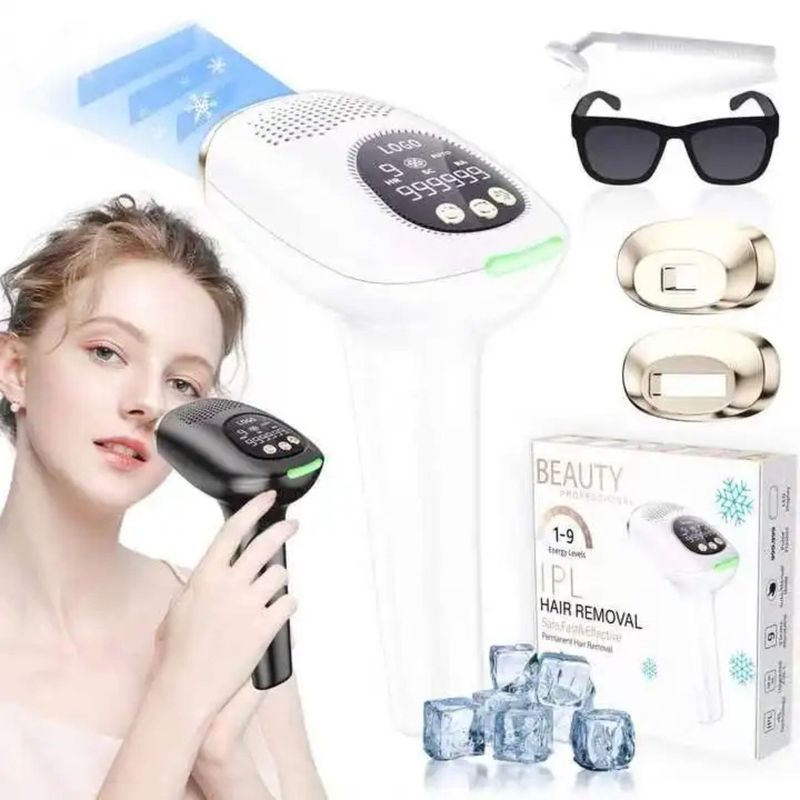 Ingrijire personala si Cosmetice - Aparate & accesorii ingrijire personala - Epilatoare si accesorii - Epilatoare - Epilator IPL fara Durere CZAY®, Aparat Epilare Definitiva, 999.999 Impulsuri, Ice-Cooling, Elimina pete, Intinerire - Infinity.ro